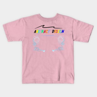 Abstract art line Thai design corner Kids T-Shirt